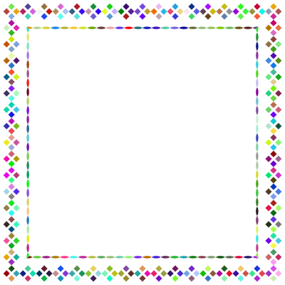 Basic Square Frame Redrawn Prismatic clipart
