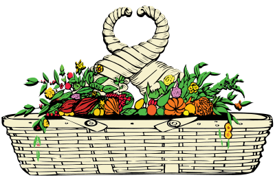 Basket of Plenty clipart