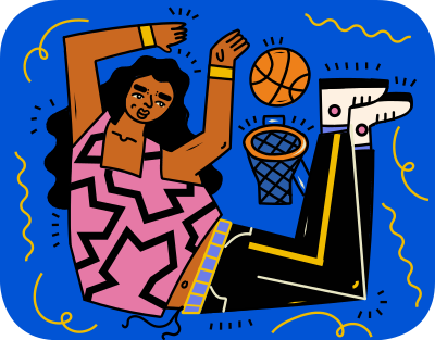 Basketball clipart