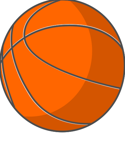 Basketball noshadow3 clipart