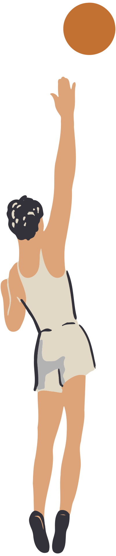 Basketball player clipart