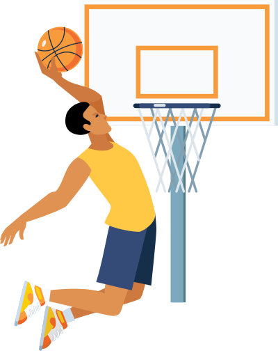 Basketball Player clipart