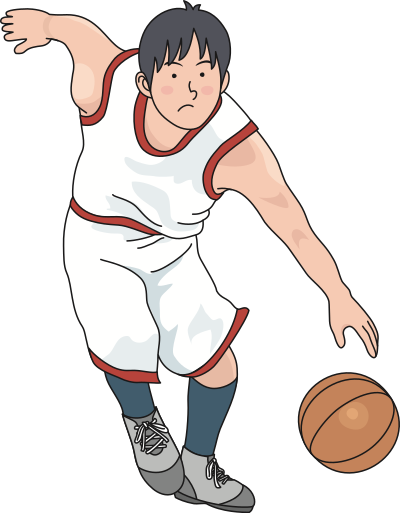 Basketball Player (#4) clipart