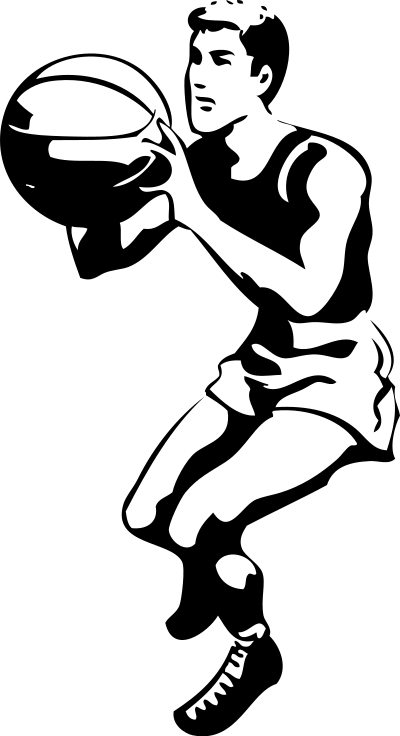 Basketball player clipart