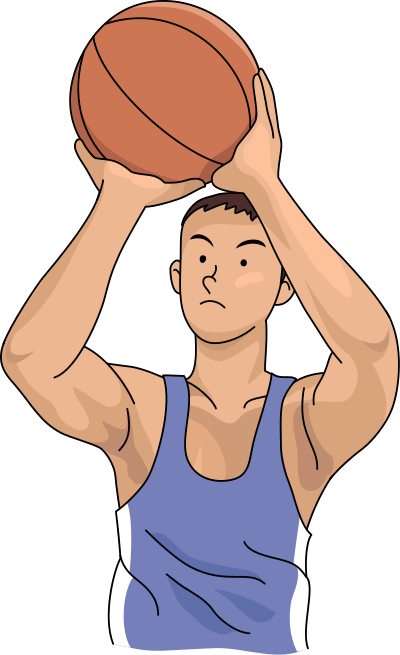 Basketball Player (#5) clipart
