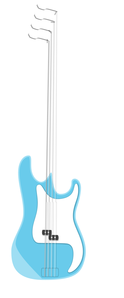 Bass Guitar clipart