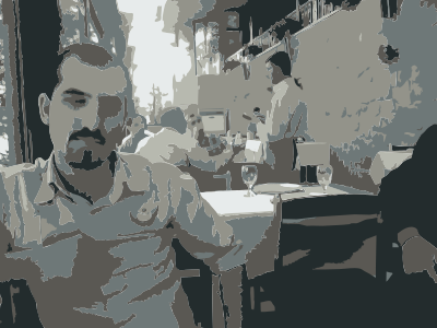 Bassel Chillin at Hillside Restaurant clipart