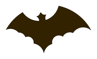 Bat symbol clipart