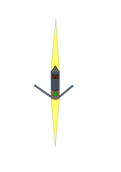 Bateau à rames clipart