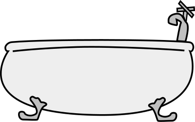 Bathtub 2 clipart