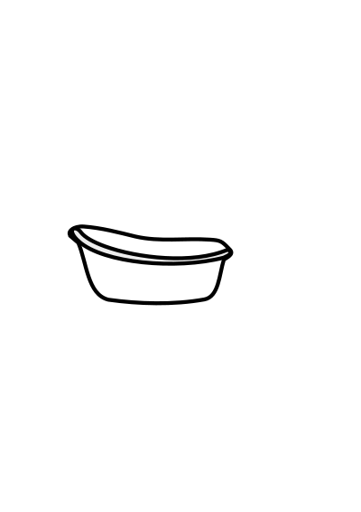 Bathtub2 clipart