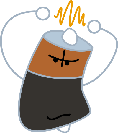 Battery guy clipart