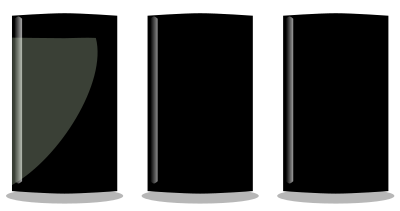Battery levels. Niveles de baterÃ­a clipart
