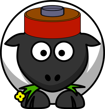 Battery sheep clipart