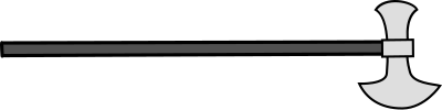 Battle axe 2 clipart