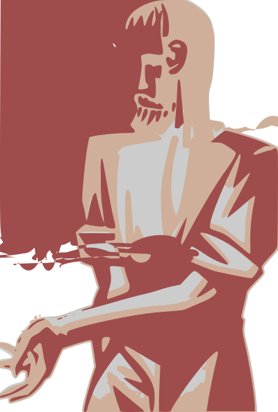 Battle hymn man clipart