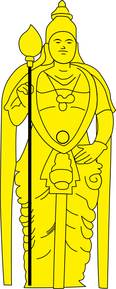 Batu Caves Lord Murugan Statue clipart