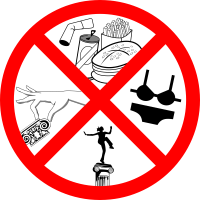 Be gentle sign clipart