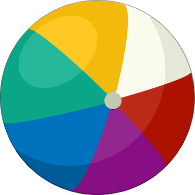 Beach ball clipart