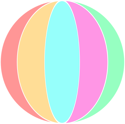 Beach ball clipart