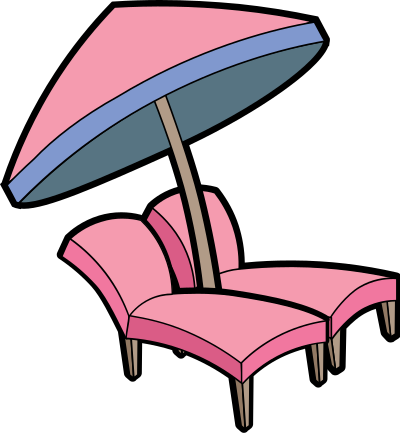 Beach Chairs clipart