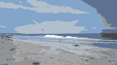 Beach Day Horizon clipart
