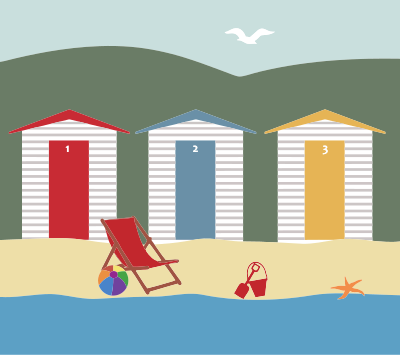 Beach Scene clipart