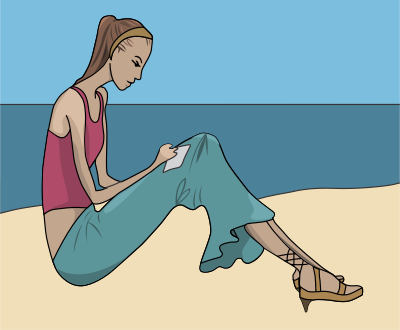 Beach Scene Remake clipart