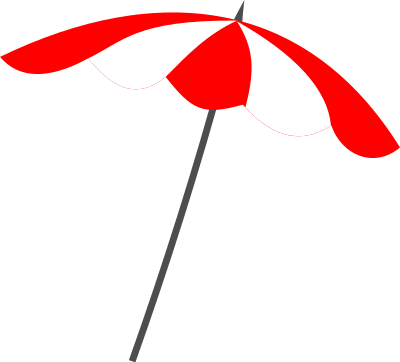 Beach umbrella clipart