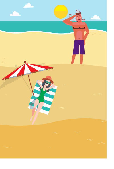 Beach View clipart