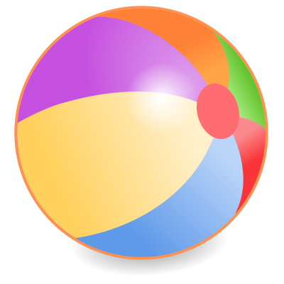 Beachball clipart