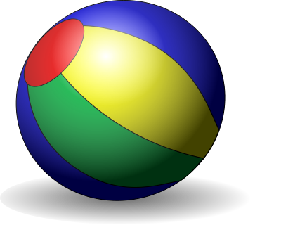 Beachball clipart