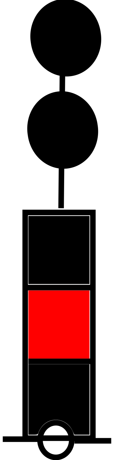 Beacon black red black clipart
