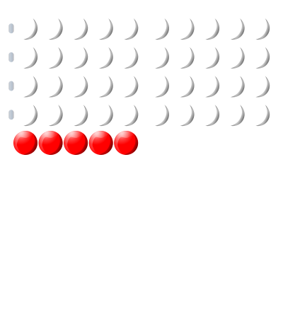 Beads quantitative picture 45 clipart
