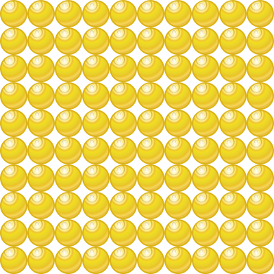 Beads quantitative picture for multiplication 10x10 clipart