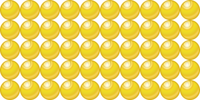 Beads quantitative picture for multiplication 5x10 clipart