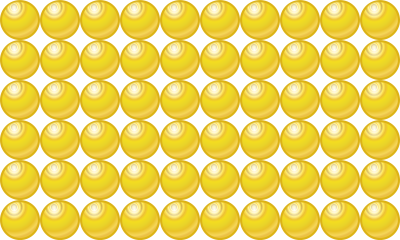 Beads quantitative picture for multiplication 6x10 clipart
