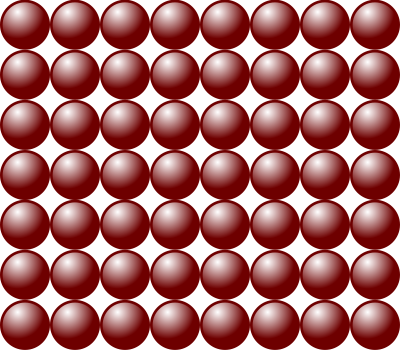 Beads quantitative picture for multiplication 7x8 clipart