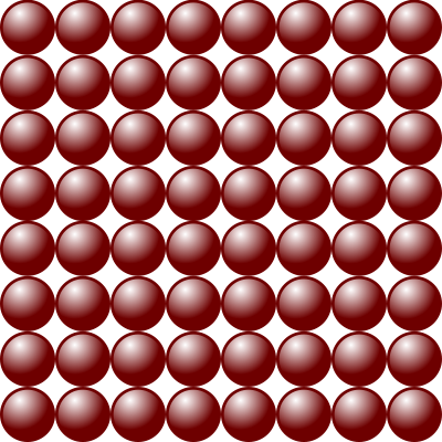 Beads quantitative picture for multiplication 8x8 clipart