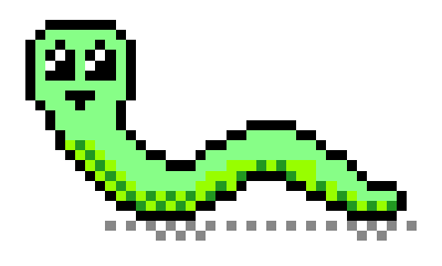 Beagle Bros - Inchworm clipart