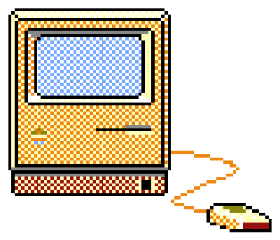 Beagle Bros - Macintosh clipart