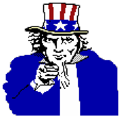 Beagle Bros - Uncle Sam clipart