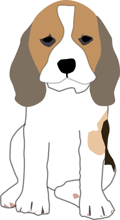 Beagle Puppy clipart