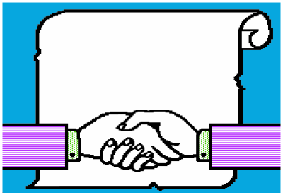 Beagle Screens - Handshake clipart