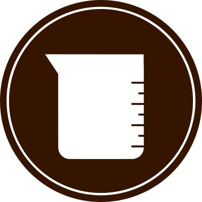 Beaker vectorized clipart
