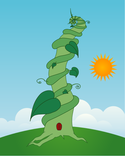 Beanstalk clipart
