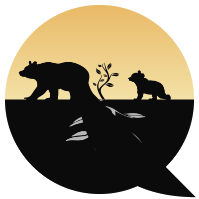 Bear And Cub Logo clipart