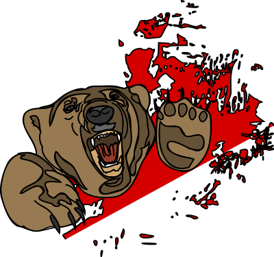 Bear Attack clipart