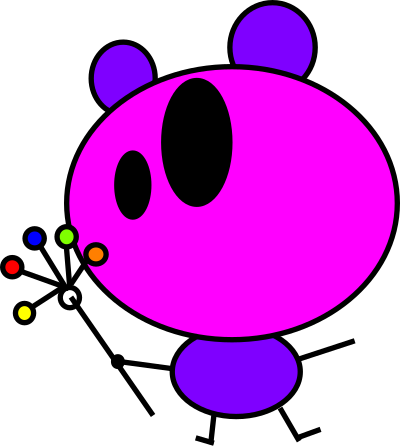 Bear Bo twinkle clipart