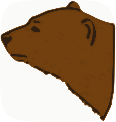 Bear Head clipart